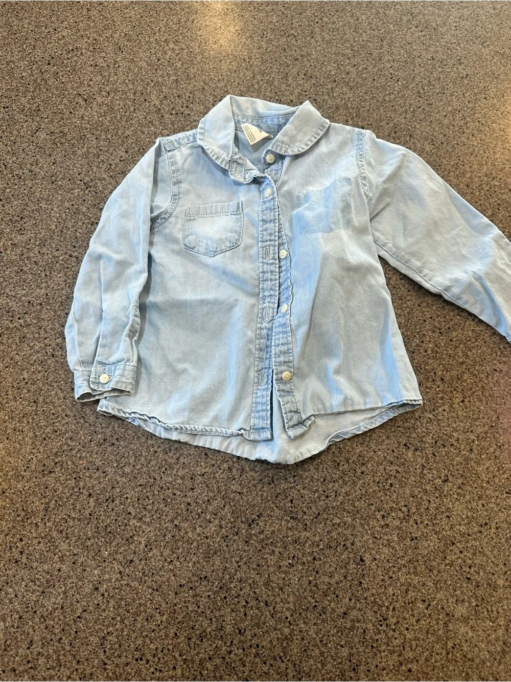 OshKosh B'gosh Light Blue Chambray Baby Shirt